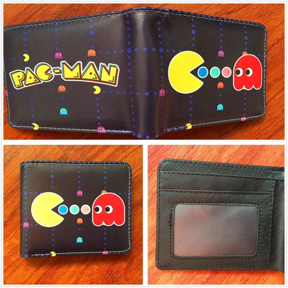 

New Arrive Cartoon pac man wallet with Card Holder Bag For child Gift W510