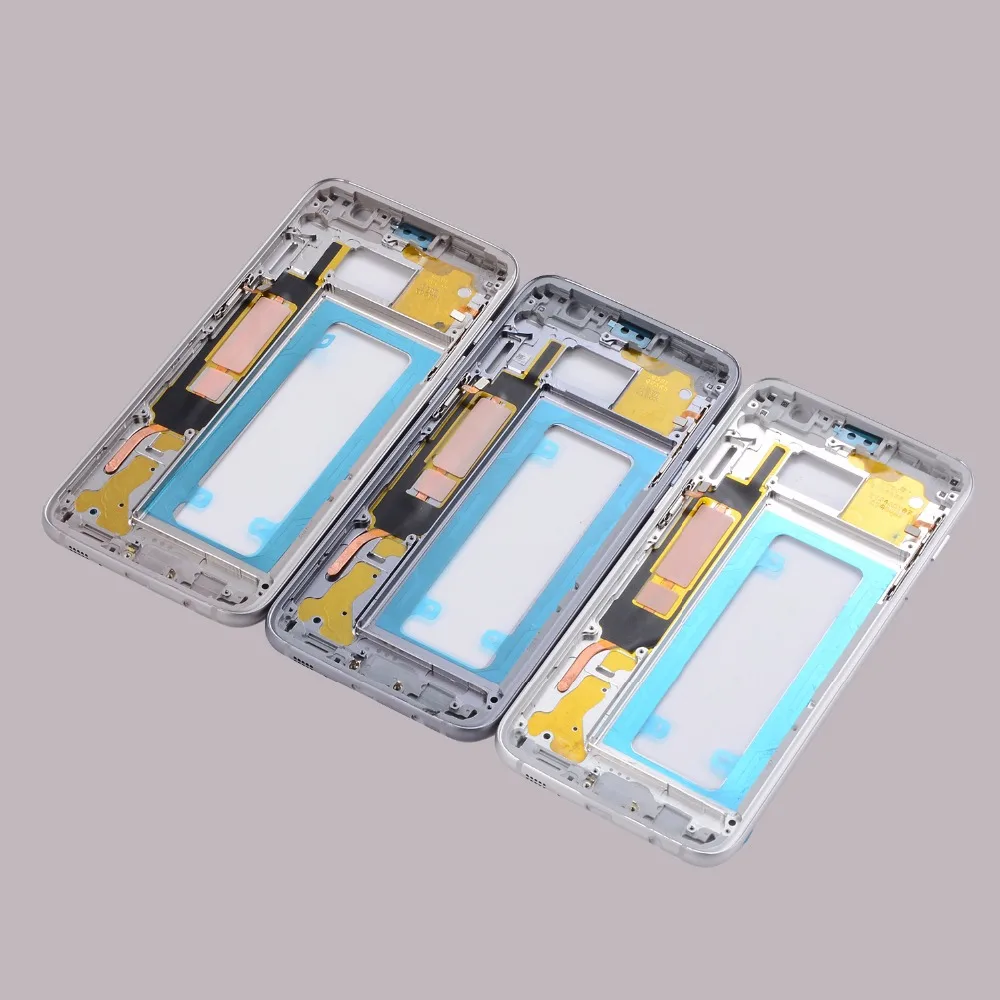 Корпус средняя рамка Обложка для Samsung Galaxy S7 G930 G930F Edge G935 G935F металлическая пластина