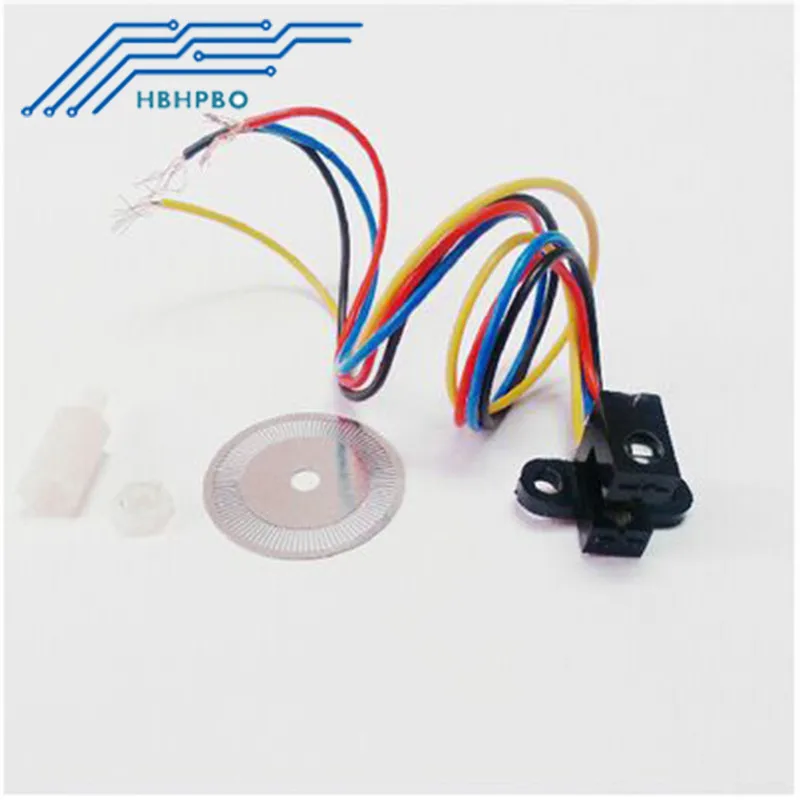 2PCS Photoelectric Speed Sensor Encoder Coded Disc Code Wheel For