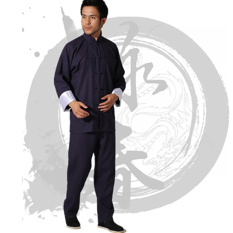 Wing Chun clothing Bruce lee clothes China Tang Costume Tai Chi suits kung fu uniform men's shirt+pants 3 colors