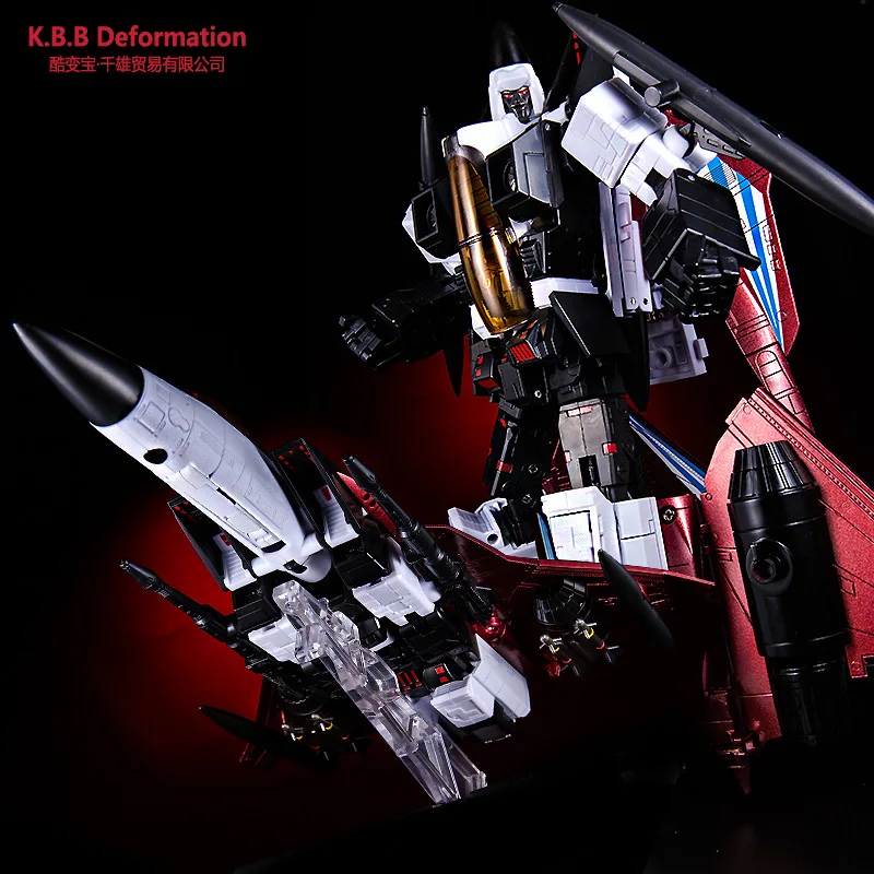 

2018 Transformation G1 MP11 MP-11 STC Ramjet Thrust Thunder Six Brother F15 Air-Craft Fighter Alloy Oversize Figure Robot Toys