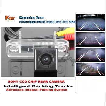 

For Mercedes Benz E350 E420 E500 E550 E55 E63 AMG Smart Tracks Chip Camera HD CCD Intelligent Dynamic Rear View Camera
