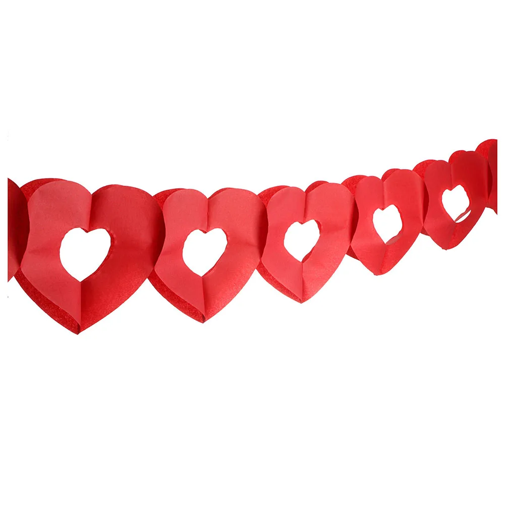 

Best baby shower wedding christening birthday party hanging paper garland decorationgs(Heart-shaped)