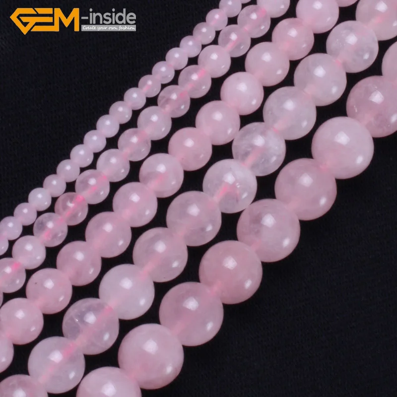 25 x 10mm Rose Quartz Gemstone Beads For Jewellery Making