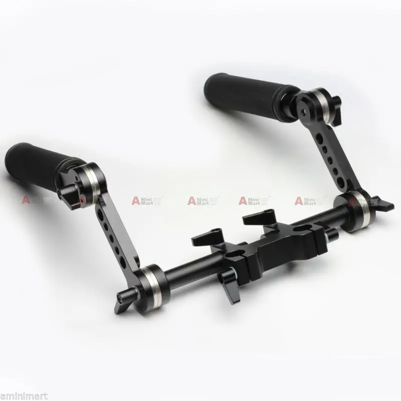 Adjustable ARRI Type Rosette Handle Grip Set fr 15mm Rod System DSLR Rig Film Video Mirrorless 4K Camera Armor Cage DIY Part camera rosette handle