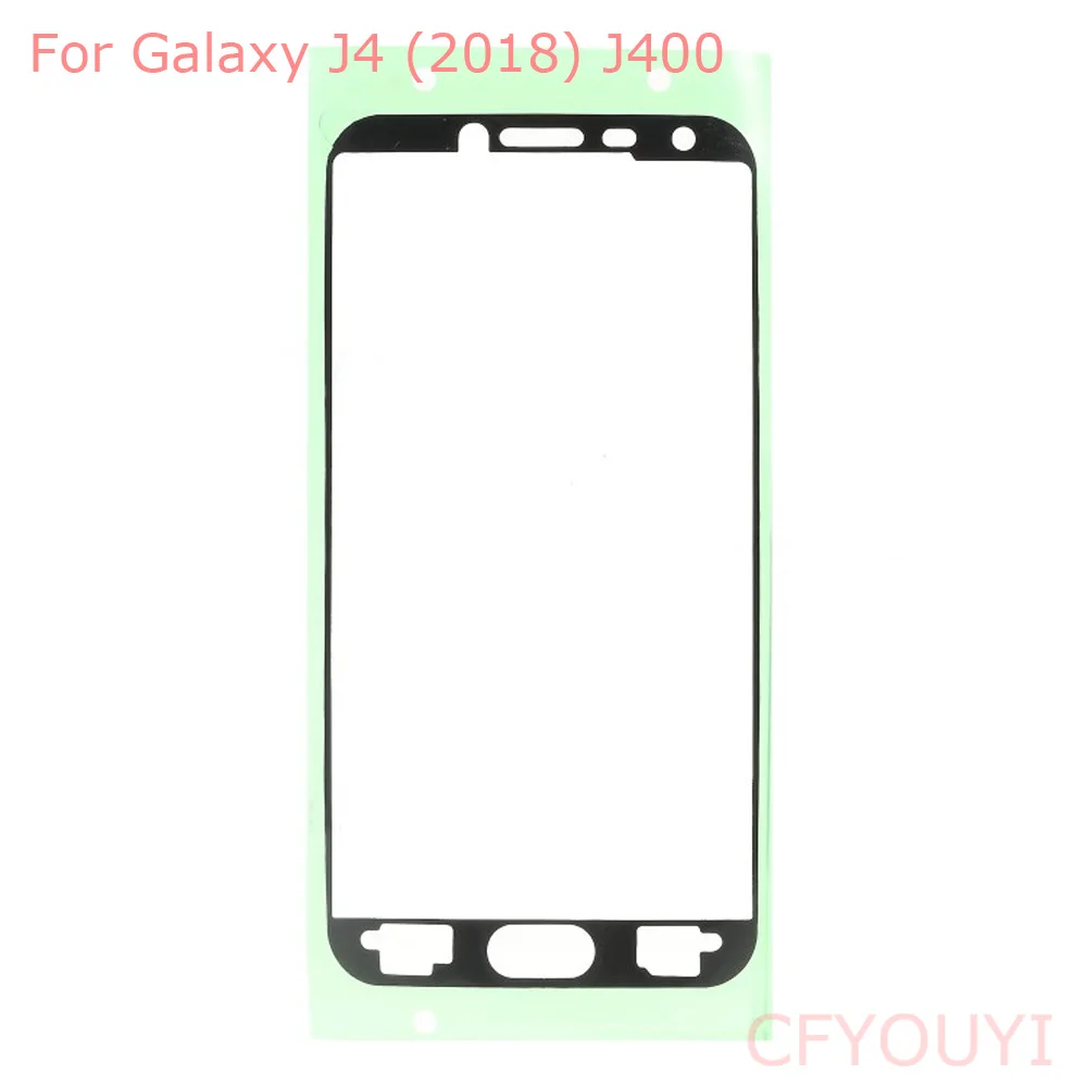 10 ~ 100 шт./лот для Samsung Galaxy J4 2018 J400 J400M J400G сменная наклейка на переднюю рамку