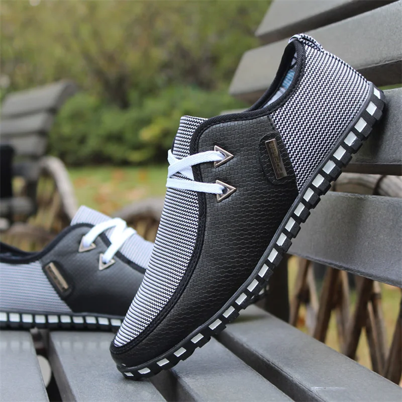 Taille Glissent Appartements Sur 46 017 blue white Hommes Italien Casual Plat Conduite Mocassins De Chaussures Xx 39 Black Zapatillas Mode Hombre n1IXpOB1