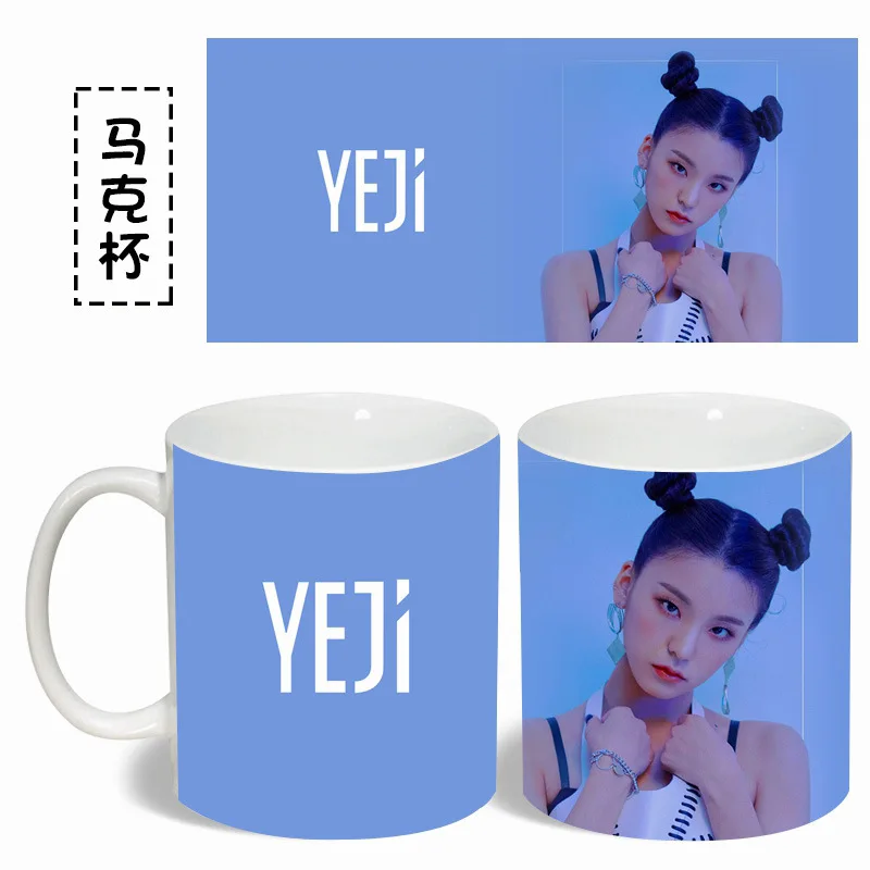 [MYKPOP]ITZY YEJI кофейная кружка с водяным молоком керамическая чашка креативные KPOP