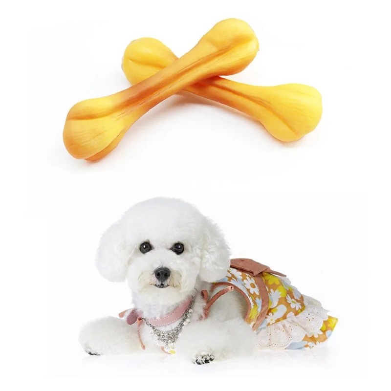 

Artificial Bone Pet Dog Chew Squeak Toy Pet Dog Puppy Simulation Bone Sound Interactive Toy Pet Dog Training Toys Gift Supplies