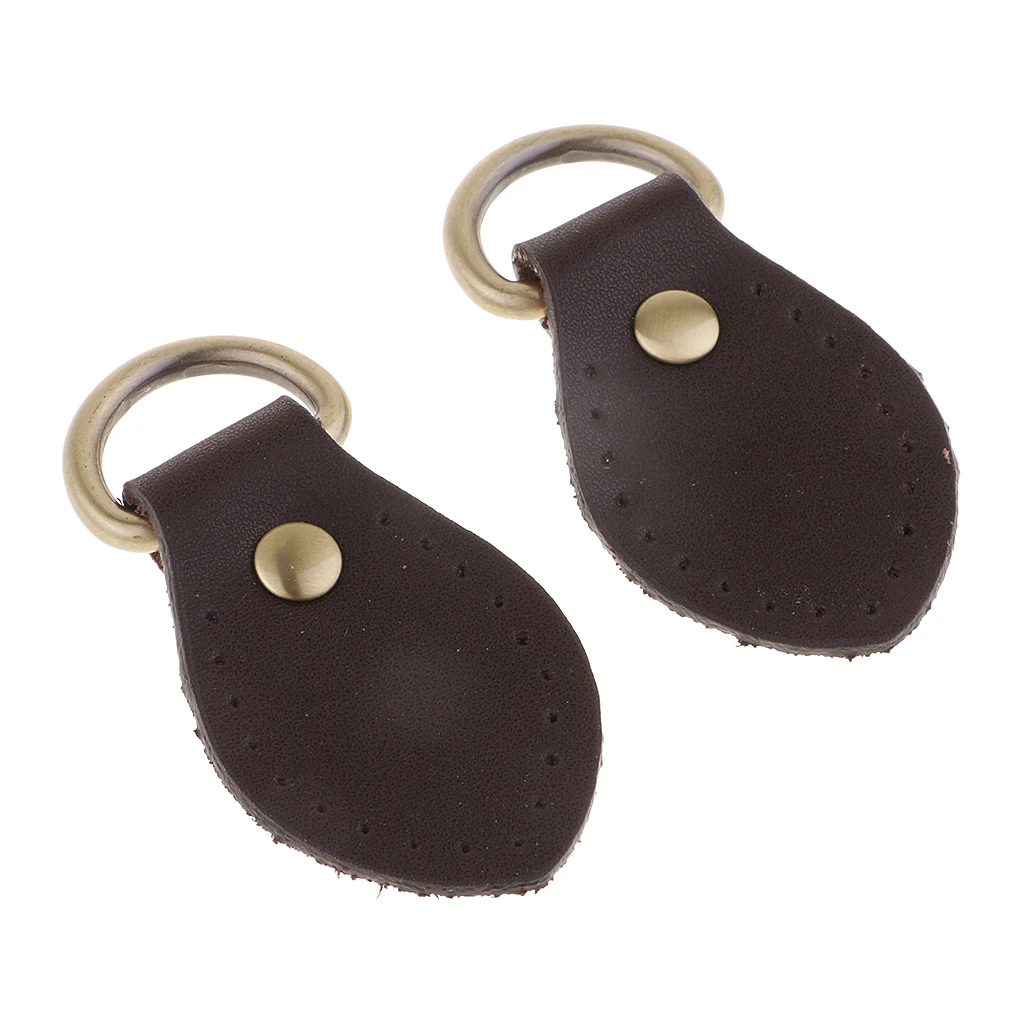 2pcs Sew on Leather Handle Buckles Tabs DIY Shoulder Bag Handbag Replacement