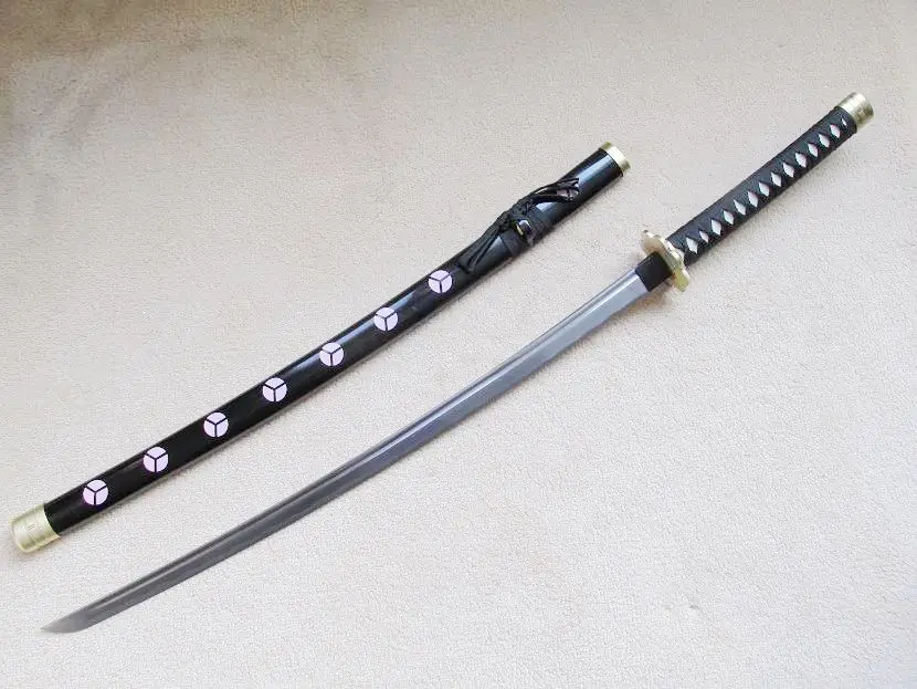 S2671 аниме RORONOA ZORO SHUSUI кисть в виде меча HAMON HABUCHI EDGE W/FULLER 4" цельный