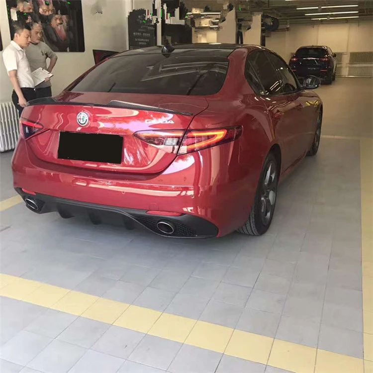 Для Alfa Romeo Giulia спойлер из углеродного волокна автомобиль спойлер заднего крыла для Alfa Romeo Giulia спойлер