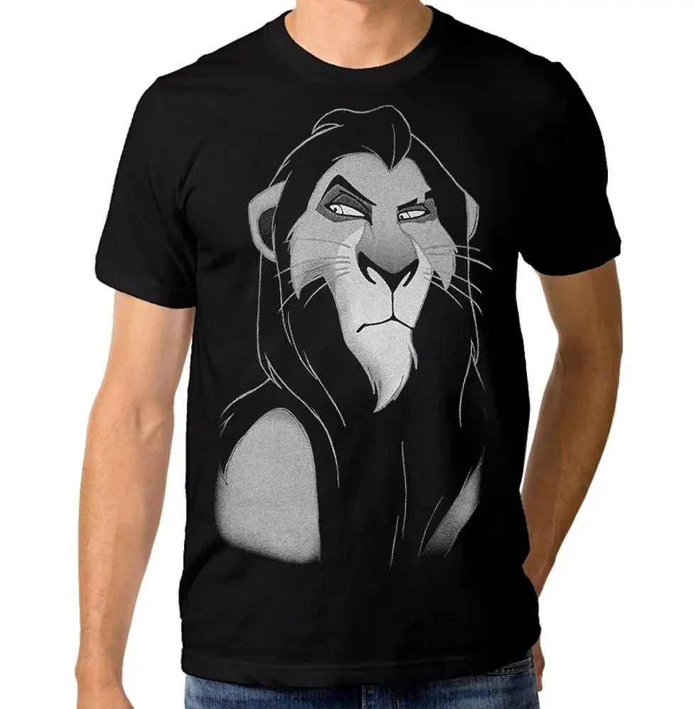 Scar Art футболка лев Король рок мужские женские модные футболки унисекс бесплатная
