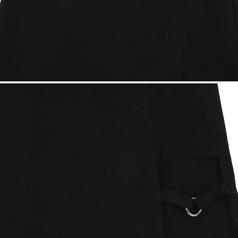 Women summer Black Package Hip Skirts Irregular Hem Pencil Micro Skirt Sexy Slim girl Bodycon Party Skirts Street cool Skirts