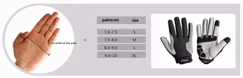 Sireck мужские велосипедные перчатки полный палец горный велосипед перчатки сенсорный экран дышащие Спортивные Перчатки велосипедные гуантес Ciclismo