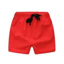 Брендовые Дизайнерские летние крутые штаны для маленьких мальчиков повседневные популярные шорты для маленьких девочек