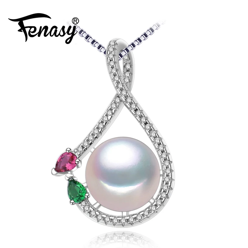 

FENASY ruby jewelry,Fine Jewelry korean style natural stone pendant,necklace women,chain necklace sterling silver jewelry