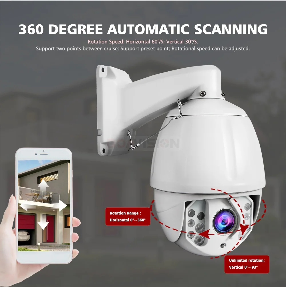 10 5MP PTZ Camera 