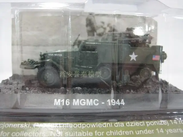 AMER 1/72 масштаб военная модель игрушки США M16 MGMC 1944 литой металлический Танк модель игрушки для подарка/коллекции