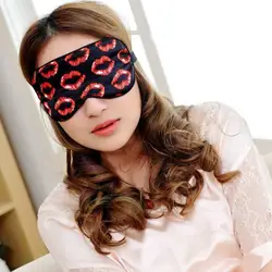 Маска для сна 100% натуральный шелк спальный Eye Mask отдых мягкие регулируемые Портативный сексуально КРЫШКА глаз повязку маска для сна уход