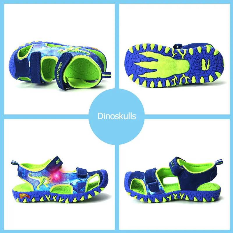 Dinoskulls 2019 New Summer Glowing Sneakers Children Shoes For Boys Casual Sandals Sneakers Kids Anti-Slip 3D Dinosaur Shoes Dinoskulls 2019 New Summer Glowing Sneakers Children Shoes For Boys Casual Sandals Sneakers Kids Anti-Slip 3D Dinosaur Shoes