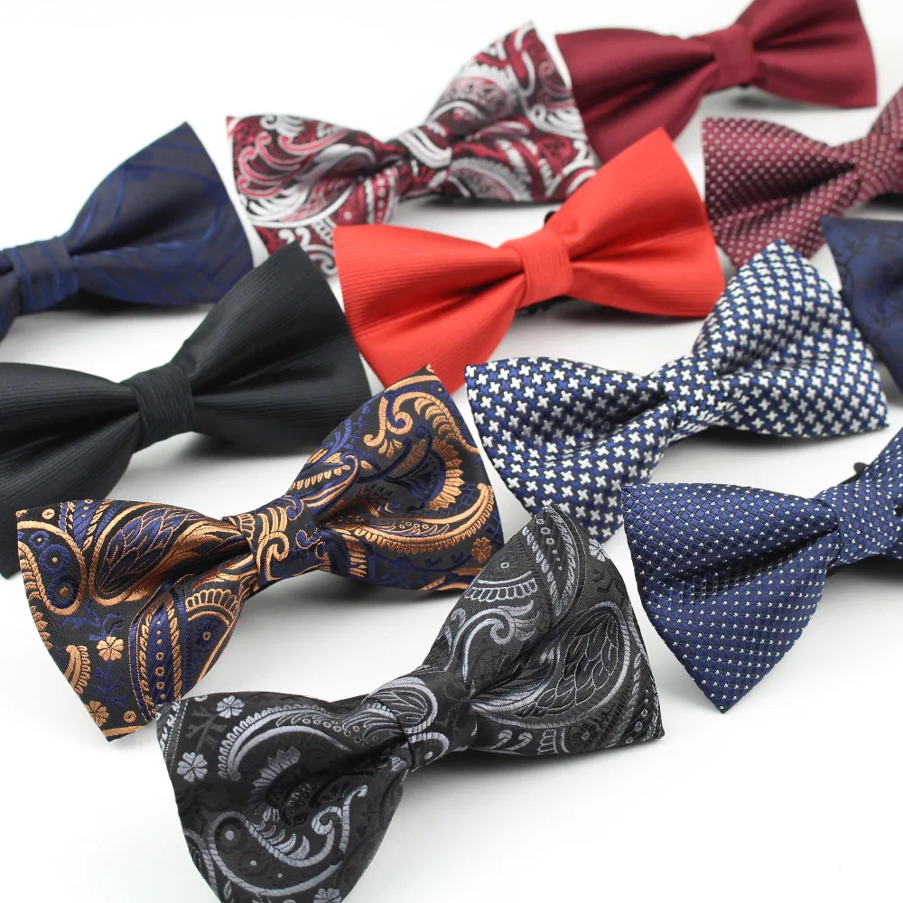 

Men's Polyester Bow Ties Classic Dot Tie Men Leisure Butterfly Business Shirts Bowknot Bowtie Cravats Accessories