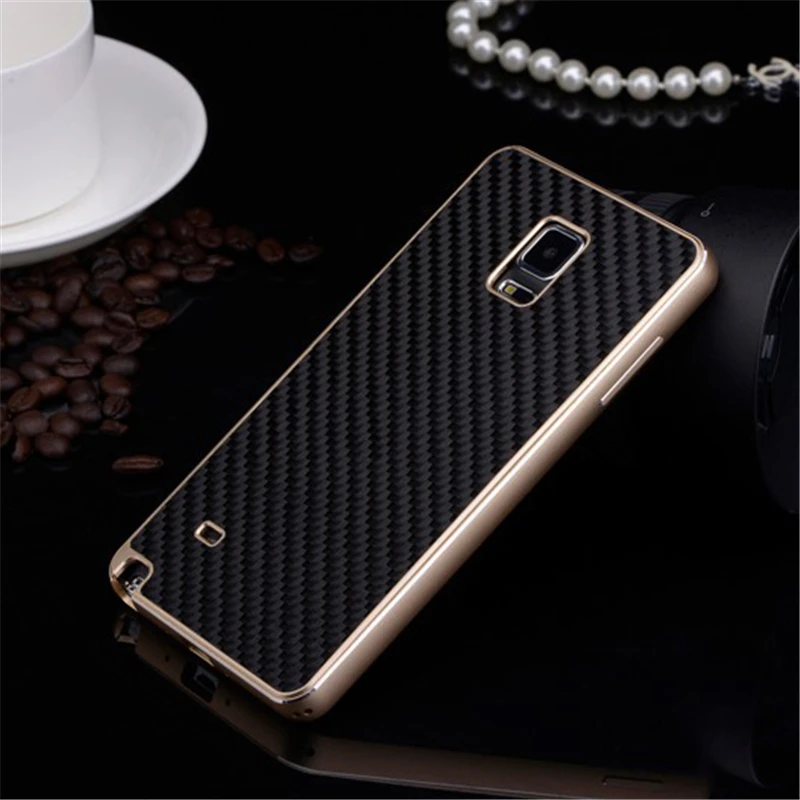 Luxury Brand Carbon Fiber Back Cover + Aluminum Bumper Set Original