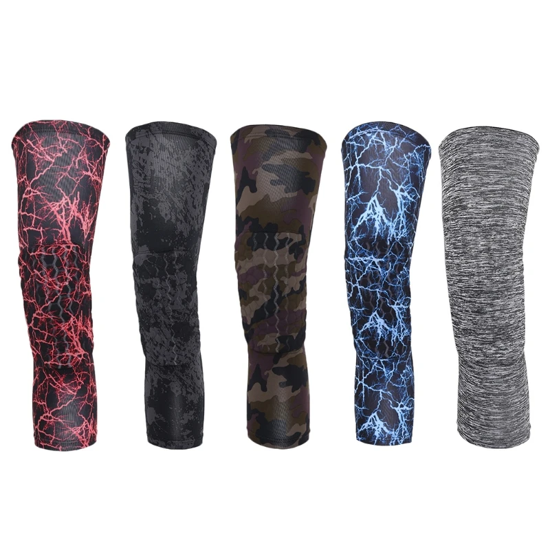 

1PC Basketball Knee Pads Guard Leg Sleeve Sport Safety Calf Honeycomb Kneepad Brace