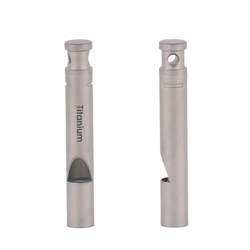 

outdoor Ultralight Titanium Emergency Whistle with Cord Outdoor Survival Camping Hiking Exploring equipment tools