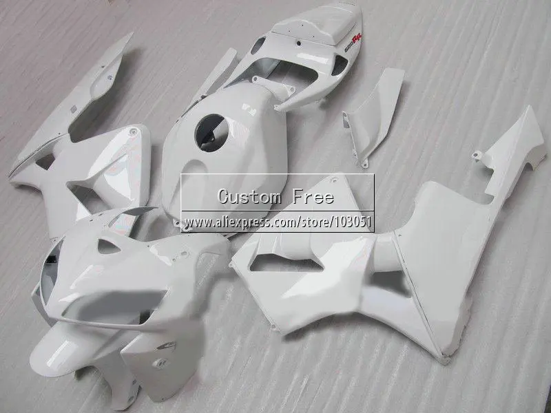 Заводские Обтекатели для Honda all white 600 RR 2005 2006 CBR 600RR CBR600RR 05 06|Полные комплекты