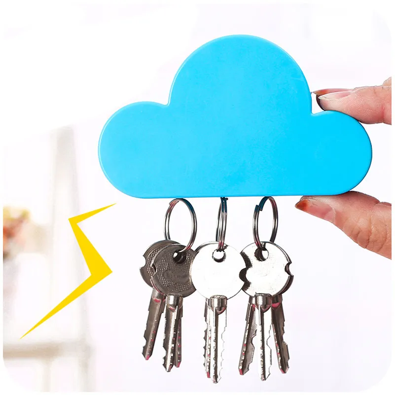 

Cloud Shape Home Storage Holder Creative Magnets Key Hanger Rack Decorative Wall Hook For Kitchen Organizer Bathroom Accessories