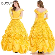 Beauty and the beast cosplay Bell Princess dress Bell princess dress cosplay costume female the bell