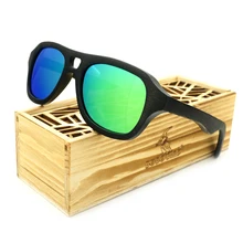 BOBO BIRD Mens Vintage Wooden Bamboo Sunglasses Polarized Mirrored Coating Womens Wood Sun Glasses font b