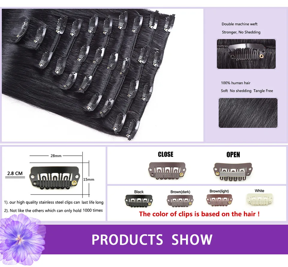 clip in human hair extensions (4)