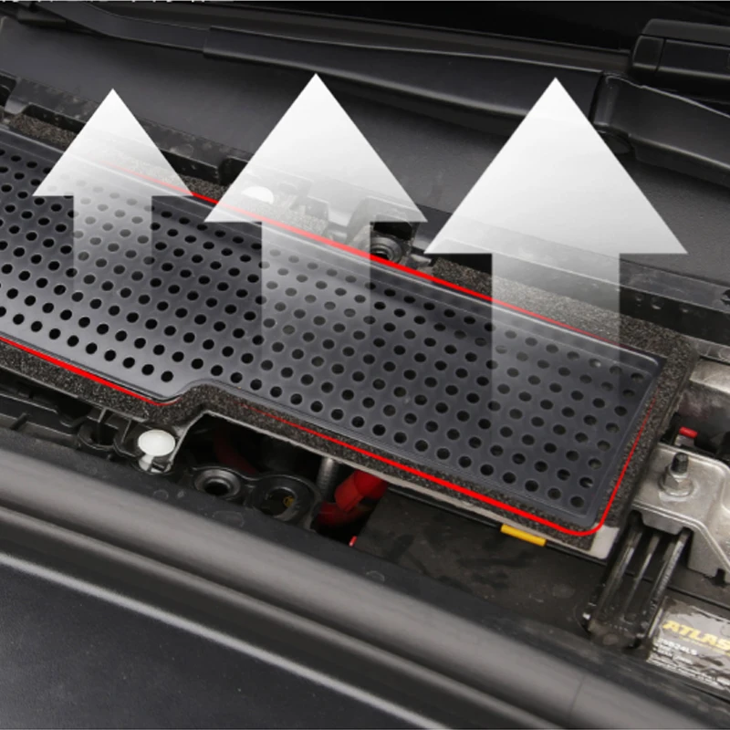 Модификация защиты воздуха на входе крышка модификации аксессуары украшения для Tesla модель 3 украшение воздушный поток вентиляционное отверстие CoverTrim