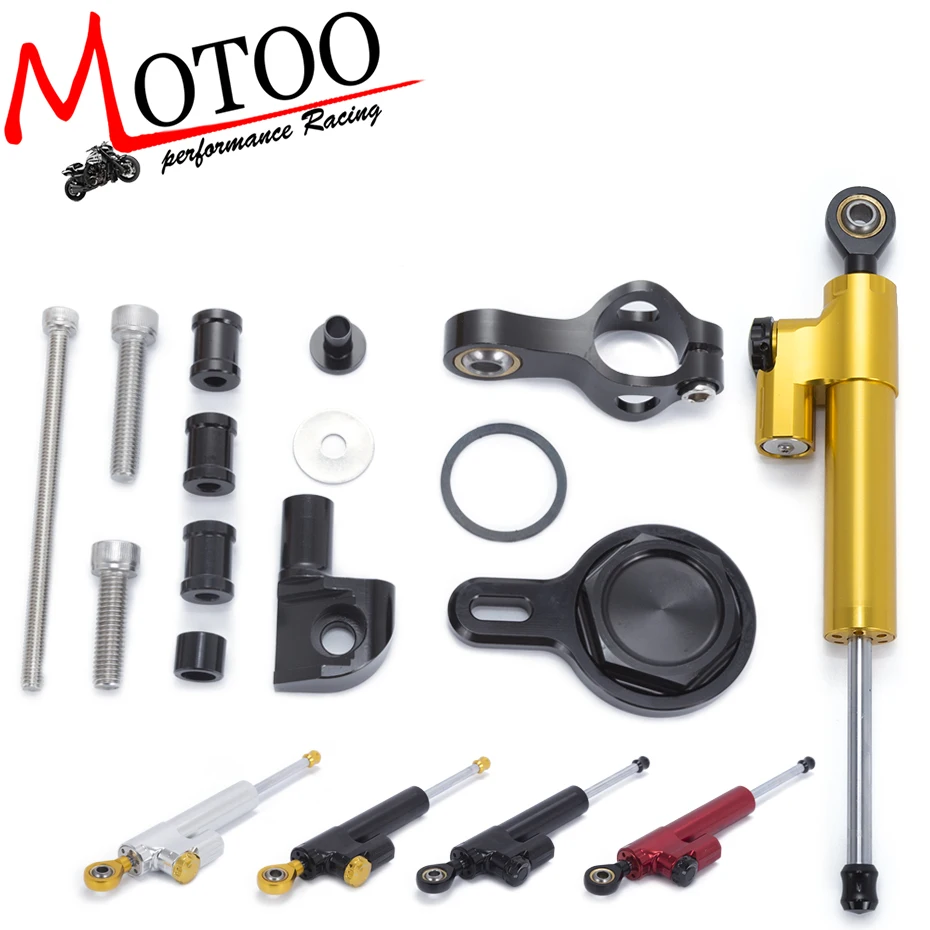 Motoo Motorcycle Steering Damper Stabilizerlinear Linear Stabilizer