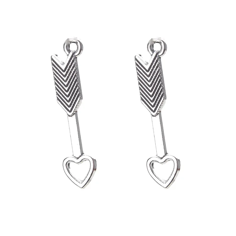 Подвеска в виде стрелы форме сердца 30 х7 мм 20 шт./лот|arrow charm|charm arrowantique arrows |