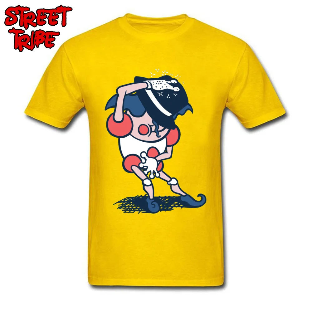 Mr. Mike 2342 Printed On Fall 100% Cotton O-Neck Men T Shirt Street Tshirts Faddish Short Sleeve T Shirts Free Shipping Mr. Mike 2342 yellow