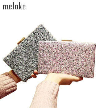 

2020 luxury Sequins evening bags brand colorful mini clutch wallets with chain banquet dinner bags drop shipping