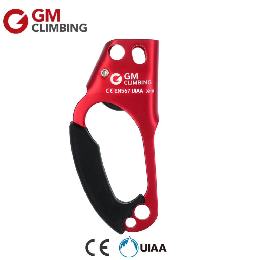 

GM Climbing Ascender Left / Right Hand Rope Ascender CE / UIAA for Rock Climbing Arborist Caving Mountaineering Equipment
