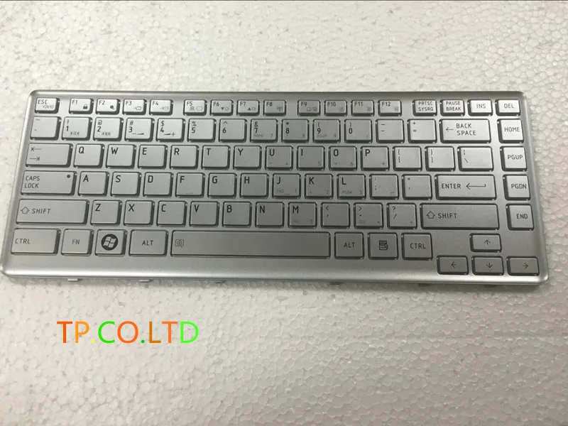 Новая клавиатура для ноутбука Toshiba Satellite Pro T230 t230d T235 T235D США серебро Рамки Бесплатная доставка
