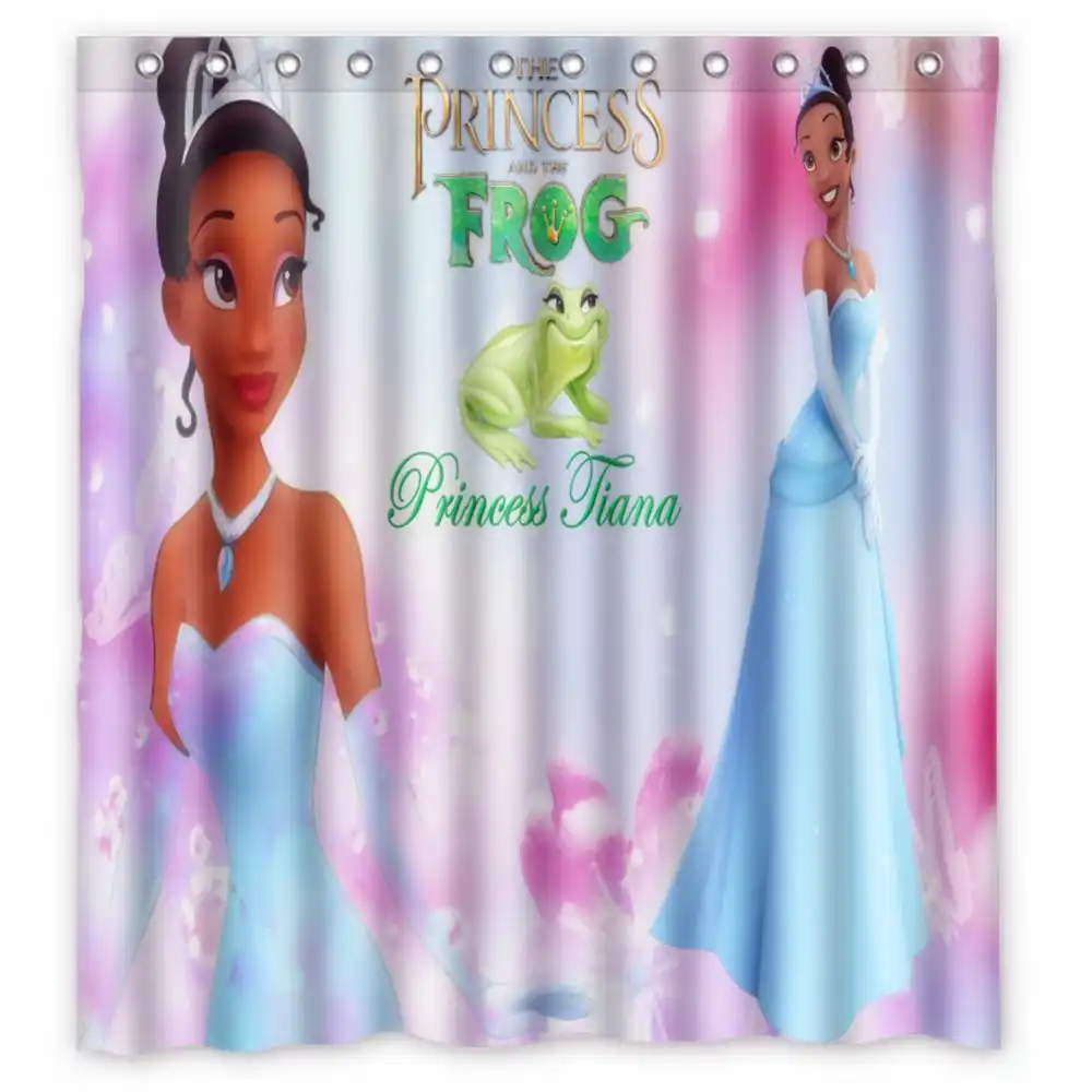 Vixm Home Princess And The Frog Shower Curtains Modern Star Fabric