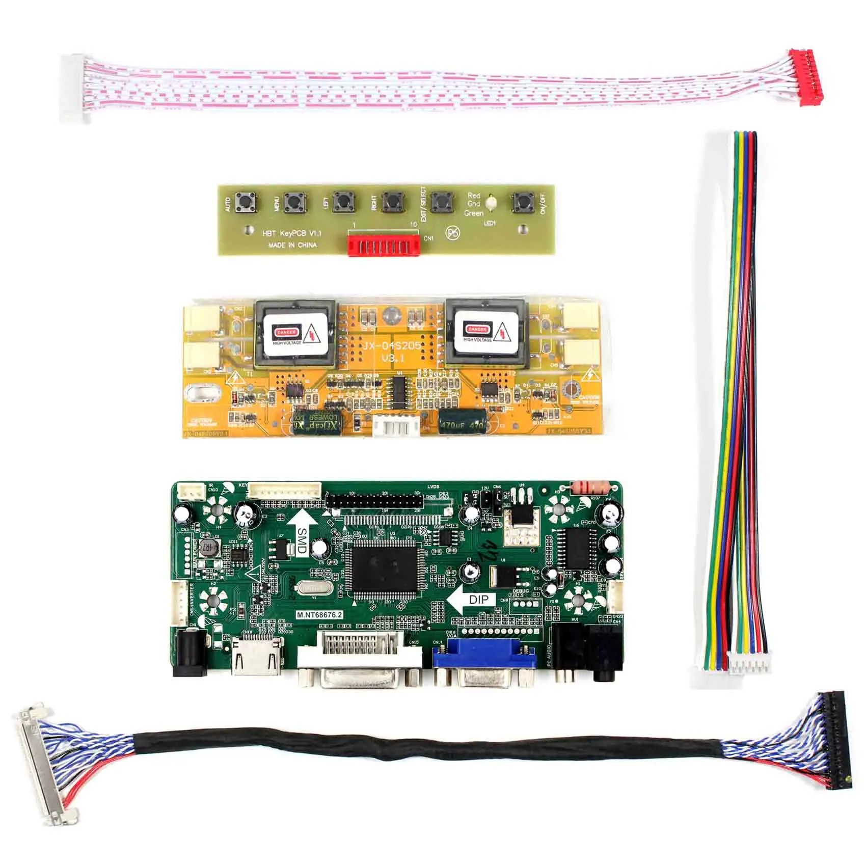 H DMI + DVI VGA аудио ЖК дисплей Управление плата Для Гавайская гитара 23 дюймов 1920X1080