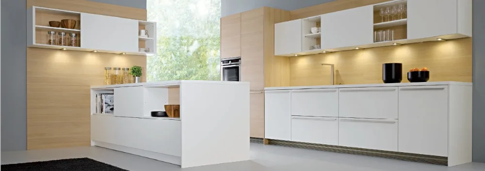2017 Modern Modular Kitchen Furniture Customized Made Lacquer