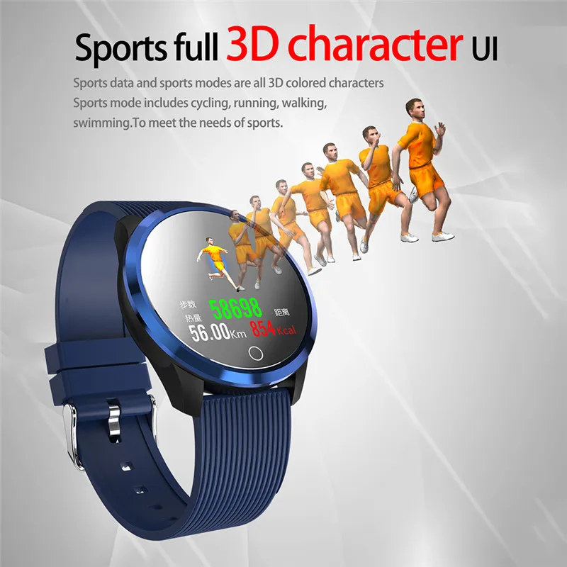 M01 Smart Watch Men Smart Bracelet Measurement of Pressure and Pulse Health Wristband IP67 Waterproof Fitness Tracker Smartband