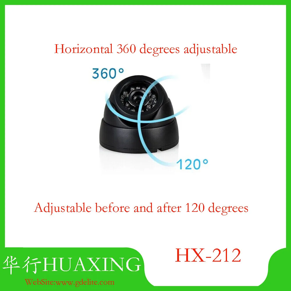 

Air interface AHD DEMO camera 720P ,ABS Material Science AHD MDVR Special camera standard 3.6mm lens