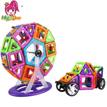 

Mylitdear Magnet Designer Kids Magnetic Building Toys Construction Toy Accessories DIY Designer Educational Funny Toys
