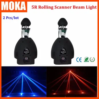 

6pcs/lot 5r Rolling Scan Light 200w beam effect Rotate Roller Scanner Light 10 Colors + White color