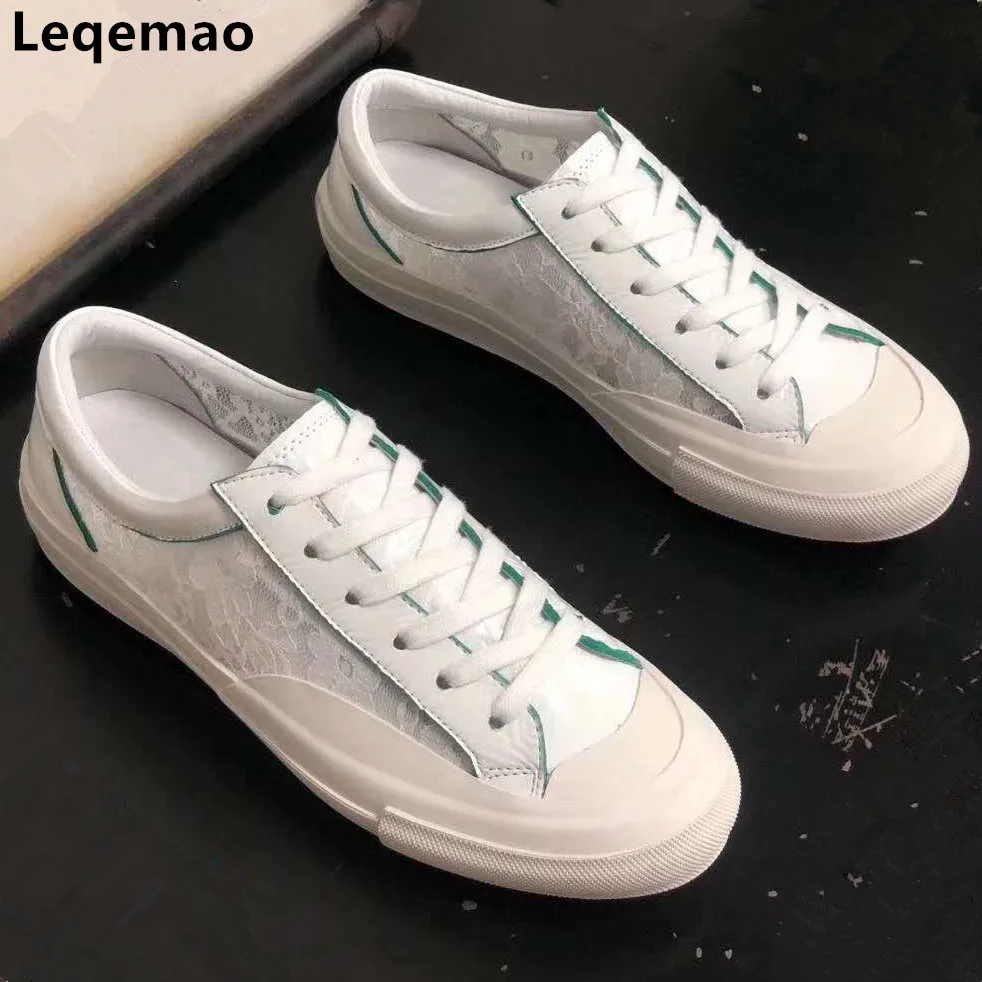 New Fashion Lace Women Sneakers Air Mesh Japaned Leather High Quality White Breathable Round Toe Flats Woman Casual Shoes New Fashion Lace Women Sneakers Air Mesh Japaned Leather High Quality White Breathable Round Toe Flats Woman Casual Shoes