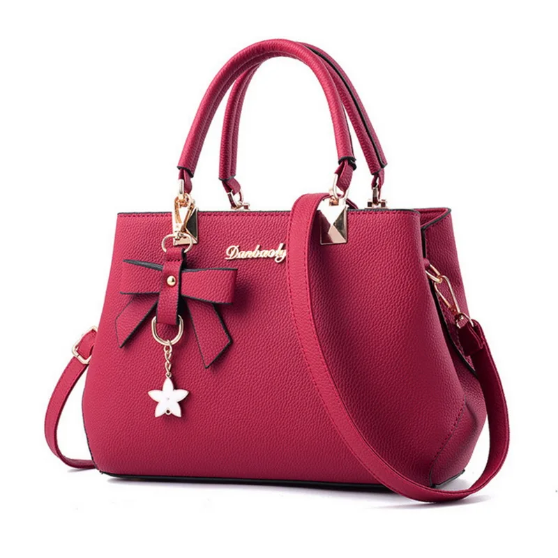 NIBESSER женская сумка через плечо женские дизайнерские роскошные сумки женские сумки сливовый Бант Милая сумка через плечо для женщин - Цвет: red